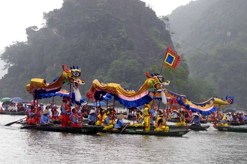 Festival commemorating Saint Quy Minh in Ninh Binh province. Photo: VNA