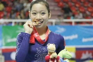 Gymnast Phan Thi Ha Thanh (Source: Hanoi Moi newspaper)