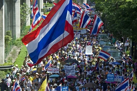 Anti-government protesters in Bangkok (Source: AFP/VNA)