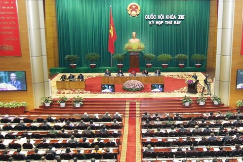 The National Assembly’s seventh session (Photo: VNA)