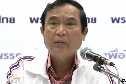 Former President of the Puea Thai Party Jarupong Ruangsuwan (Source: englishnews.thaipbs.or.th)