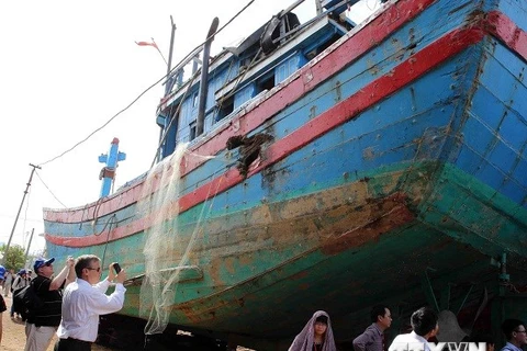 A fishing vessel (Source: VNA)