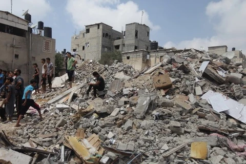 Collapse in the Gaza Strip (Source: AFP/VNA)