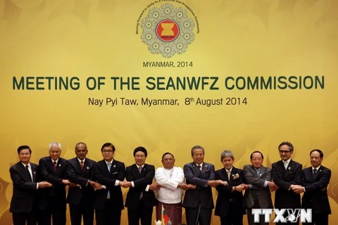 ASEAN Foreign Ministers at the The 47th ASEAN Foreign Ministers’ Meeting (AMM-47) (Source: VNA)