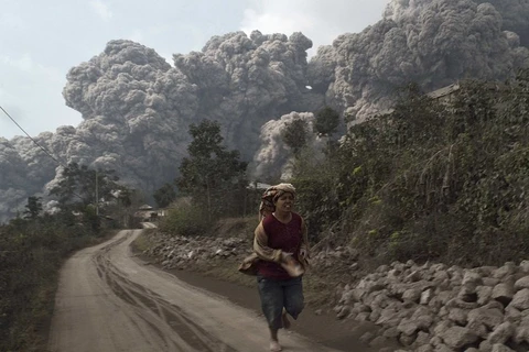 Mount Sinabung eruption affected thousands of residents (Source: BBC)