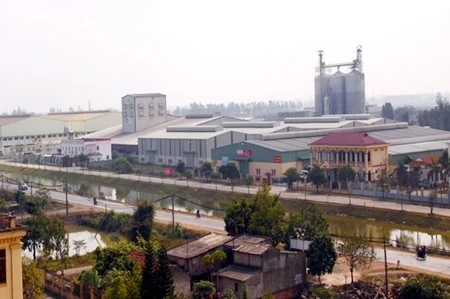 A view of the Phu Nghia Industrial Zone in the capital city. (Photo: VNA)