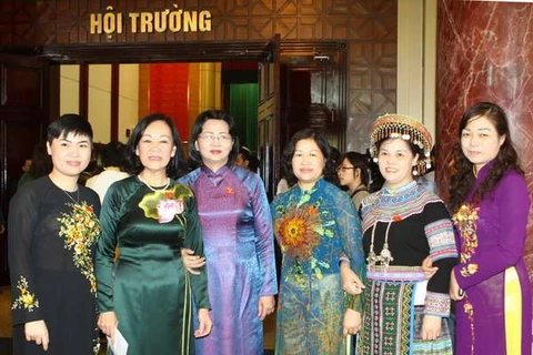 Female National Assembly deputies (Source: VNA)