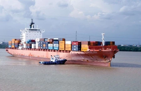 The Northern Genius arrives at the Sai Gon Premier Container Terminal in HCM City (Photo: VNA)