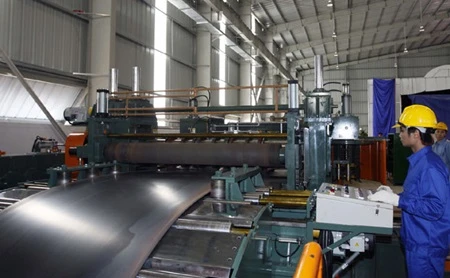 A production line at the SMC Tan Tao Company (Photo: VNA)
