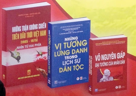 Three books providing in-depth insight into Vietnamese history have been published to celebrate the 70th anniversary of the People's Army on December 22. (Photo: VNS)