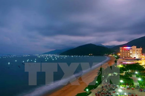 Quy Nhon beach in Quy Nhon city (Photo: VNA)