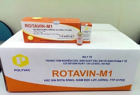 Successfully producing Rotavin-M1, an anti-diarrhea vaccine for children. (Photo: VNA)