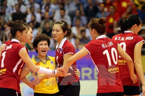 Vietnamese women's volleyball team (Source: VNA)