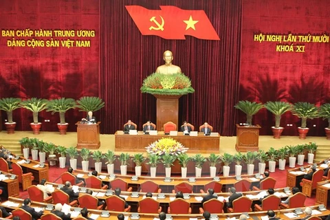 The opening session of the Communist Party of Vietnam Central Committee's 10th meeting (Source: VNA)