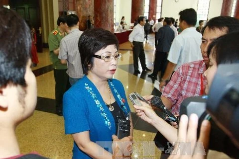 Chau Thi Thu Nga, a National Assembly deputy from Hanoi was detained for alledged fraud over housing project. (Photo: VNA)