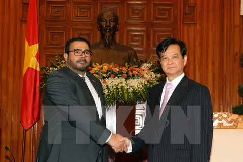 Prime Minister Nguyen Tan Dung welcomes new Panamanian Ambassador to Vietnam Servio Sammodio (Source: VNA)
