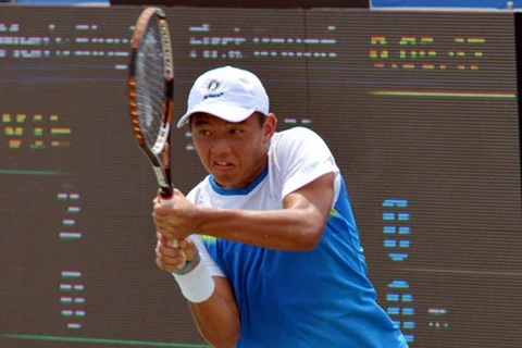 Tennis player Ly Hoang Nam