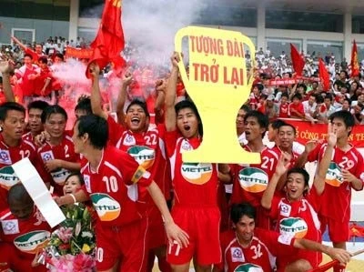Viettel expects its club to participate in the national premier V.League 1 in 2018 (Photo: zing)