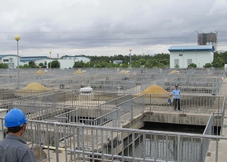 The Binh Hung sewage treatment factory (Photo: nld)