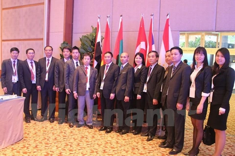The Vietnamese delegation at the ASOSAI 13 (Photo: VNA)