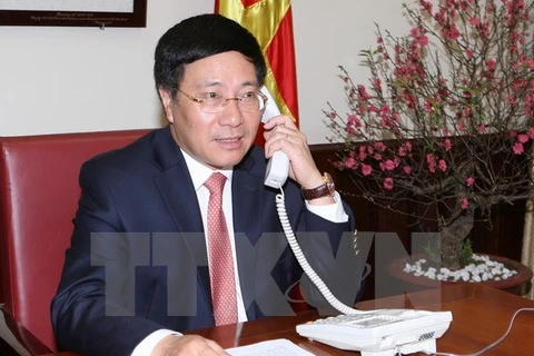 Deputy Prime Minister and Foreign Minister Pham Binh Minh (Source: VNA)