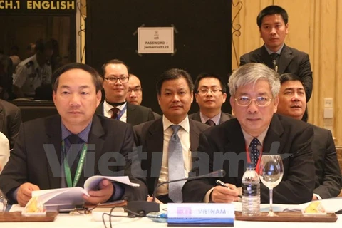 Vietnamese delegation at ASEAN Defence Senior Officials’ Meeting Plus 2015 (Source: VNA)