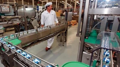 Inside a factory of Vietnamese dairy product maker TH Milk. (Photo: nhandan.com.vn) 