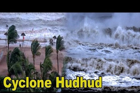 Cyclone Hudhud in India left 16 billion USD and 11 billion USD in damage behind (Source: Youtube)