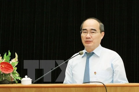 President of the Vietnam Fatherland Front Central Committee Nguyen Thien Nhan. Source: VNA