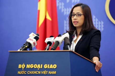 Deputy Spokesperson of the Vietnamese Foreign Ministry Pham Thu Hang (Photo: VNA)
