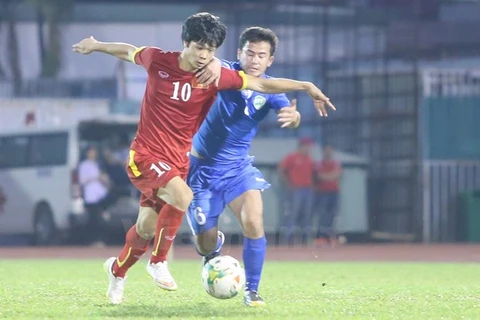 Cong Phuong was on the list of players to compete at the Asian U23 FC. (Photo: VNA)