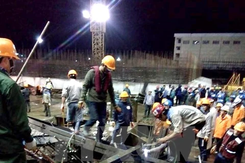 Scaffold collapse in Ha Tinh’s economic zone kills at least 14 people (Source: VNA)