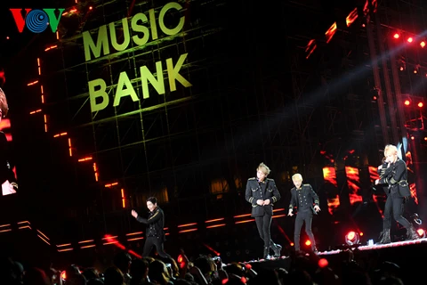 The Music Bank event in Hanoi on March 28 (Photo: VOV)