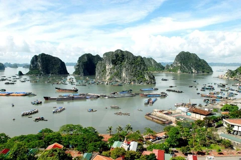 Ha Long Bay, UNESCO-recognised natural heritage site, in Quang Ninh province (Source: VNA)