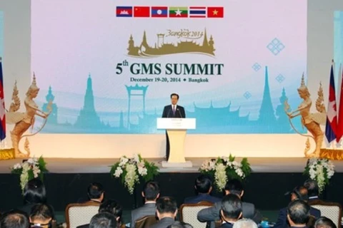 The 5th Greater Mekong Subregion Summit in Thailand in 2014 (Photo: AFP)