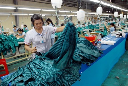 Austrian import turnover of Vietnamese commodities was 550.3 million euro (US$586 million) last year. Imports consisted of garment and textiles, footwear and smart phones from Viet Nam. (Photo: VNA)