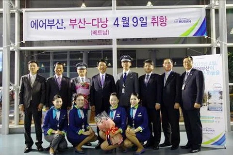 Air Busan has launched a new direct flight to central Da Nang City. (Photo: VNA)