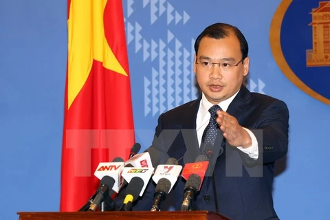 Foreign Ministry spokesman Le Hai Binh (Source: VNA)