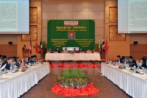 The recent 10th COMMIT Senior Official Meeting in Cambodia (Photo: VNA)