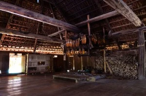 Inside the ancient Lang house. (Photo: VNA)