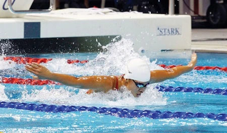 Nguyen Thi Anh Vien is eyeing more gold medals at the 28th SEA Games in Singapore. (Photo: todayonline.com)