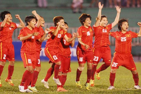 Vietnamese women team (Photo: thethao247)