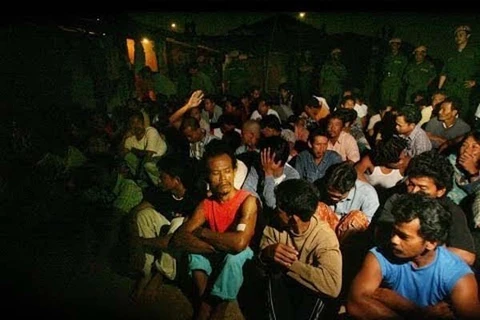 Illegal migrants detained by Malaysia (Source: article.wn.com)