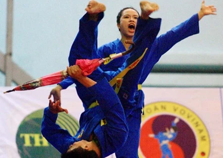 Vovinam, a unique Vietnamese martial arts form, will be featured in a Hollywood action film to be shot by the end of this year (Photo: VNA) 
