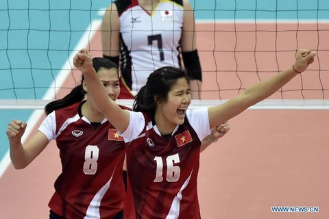 Vietnam rank fifth in Asian women’s volleyball event (Source: News.cn)