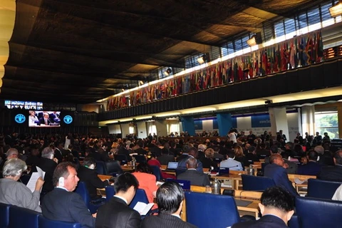 At the FAO Conference’s 39th session (Photo: VNA)