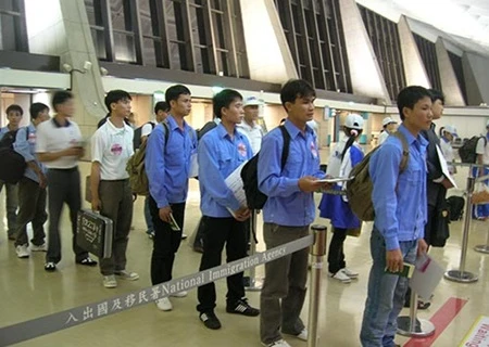 Vietnamese are permitted to work in Taiwan again. (Photo: VNA)