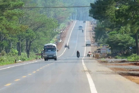 Ho Chi Minh Highway section through Dak Lak province (Source: VNA)