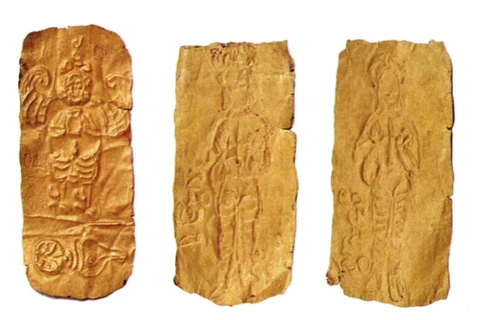 Many gold artifacts unearthed at the sites of Oc Eo, Oc Eo Town, An Giang Thoai Son (Source: tuoitre)