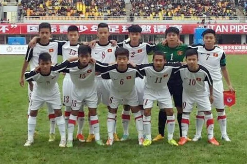 Vietnam’s Under-15 football team. (Photo: vff.org.vn)